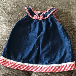 NEWBORN MAYORAL girls dress, denim